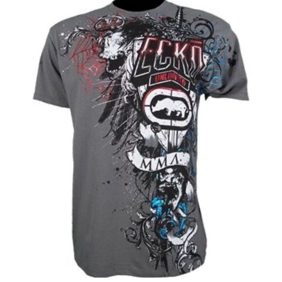 Vintage Y2K Ecko Unltd MMA 💯 Cotton Men Shirt Size XL - Picture 1 of 11